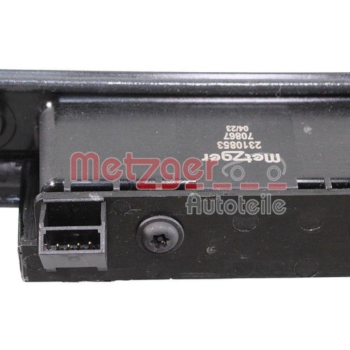 Heckklappengriff METZGER 2310853 f&uuml;r AUDI