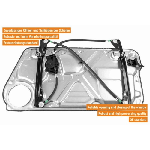 Fensterheber VAICO V10-8760 Original VAICO Qualit&auml;t f&uuml;r SEAT SKODA VW VAG