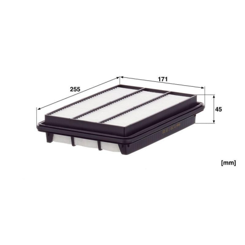 Luftfilter MANN-FILTER C 25 200 f&uuml;r NISSAN