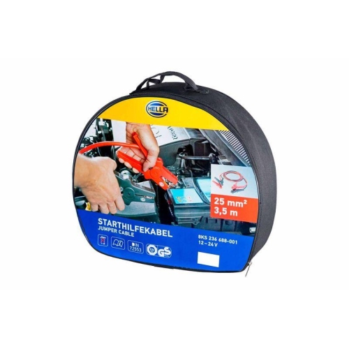 HELLA Starthilfekabel 8KS 236 688-001 für, für Fahrzeuge mit Dieselmotor