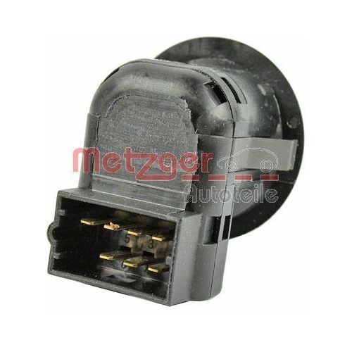 Schalter, Außenspiegelverstellung METZGER 0916345 ORIGINAL ERSATZTEIL für FORD