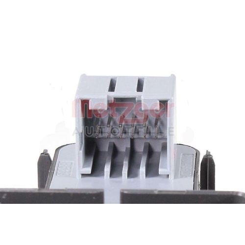 Schalter, Fensterheber METZGER 09161104 ORIGINAL ERSATZTEIL für FIAT, vorne