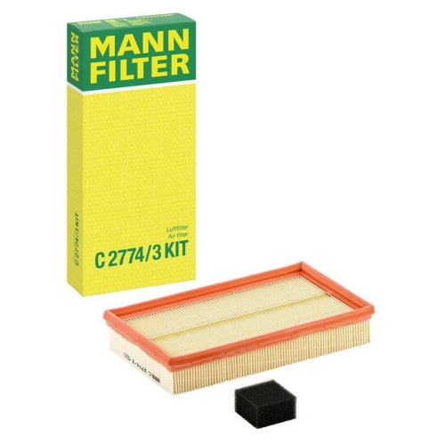 Luftfilter MANN-FILTER C 2774/3 KIT f&uuml;r FORD