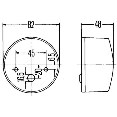 HELLA Blinkleuchte 2BE 003 185-031 für DAF STEYR BOMAG CASE IH HOLDER O&K STILL
