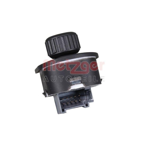 Schalter, Außenspiegelverstellung METZGER 09161128 für VW