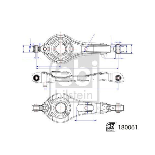 FEBI BILSTEIN Lenker, Radaufh&auml;ngung 180061 f&uuml;r FORD FORD MOTOR COMPANY
