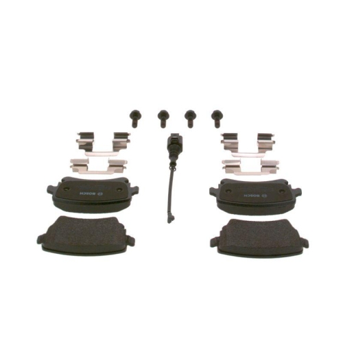 Bremsbelagsatz, Scheibenbremse BOSCH 0 986 494 583 f&uuml;r AUDI SEAT SKODA VW