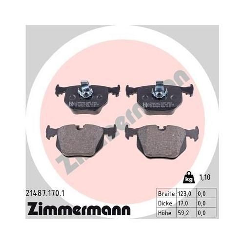 Bremsscheibe ZIMMERMANN 150.3431.20 COAT Z f&uuml;r BMW, Vorderachse