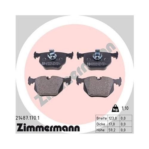 Bremsscheibe ZIMMERMANN 150.1298.20 COAT Z f&uuml;r BMW, Vorderachse
