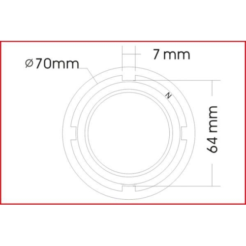 Nutmutternschlüssel KS TOOLS 460.0465 für