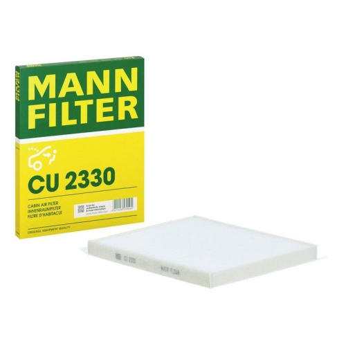 Filter, Innenraumluft MANN-FILTER CU 2330 f&uuml;r DAEWOO, hinter dem Handschuhfach