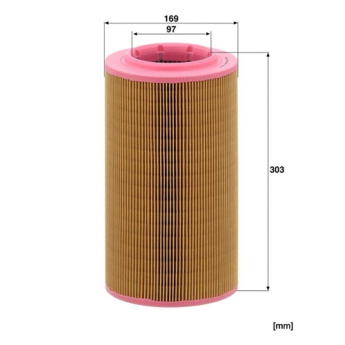 Luftfilter MANN-FILTER C 17 237 f&uuml;r CITRO&Euml;N FIAT PEUGEOT