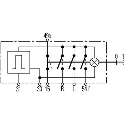 HELLA Warnblinkschalter 6HD 002 535-031 für AUDI VOLVO VW BOMAG CASE IH LIEBHERR