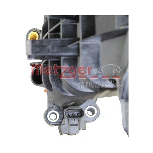 Saugrohrmodul METZGER 2100084 ORIGINAL ERSATZTEIL f&uuml;r AUDI SEAT SKODA VW