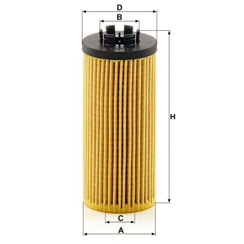 &Ouml;lfilter MANN-FILTER HU 6012 z KIT f&uuml;r BMW