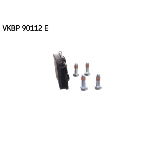 Bremsbelagsatz, Scheibenbremse SKF VKBP 90112 E f&uuml;r AUDI PORSCHE, Hinterachse