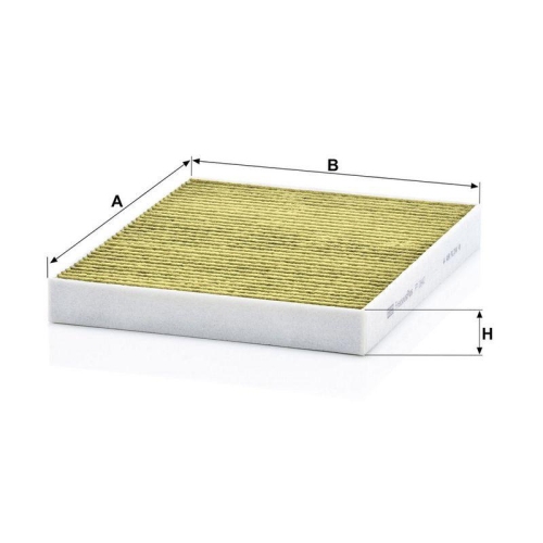 Filter, Innenraumluft MANN-FILTER FP 2842 FreciousPlus f&uuml;r PORSCHE VAG