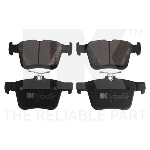 Bremsscheibe NK 2047166 für AUDI SEAT SKODA VW, Vorderachse