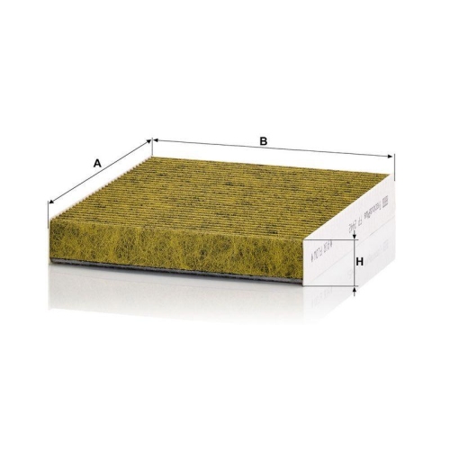 Filter, Innenraumluft MANN-FILTER FP 2442 FreciousPlus f&uuml;r OPEL CHEVROLET