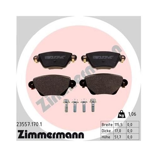 Bremsscheibe ZIMMERMANN 250.1344.20 COAT Z für FORD JAGUAR, Vorderachse