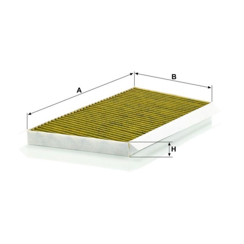 Filter, Innenraumluft MANN-FILTER FP 3461 FreciousPlus f&uuml;r MERCEDES-BENZ