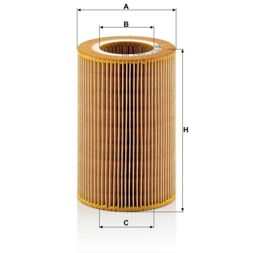 Luftfilter MANN-FILTER C 1041 f&uuml;r SMART