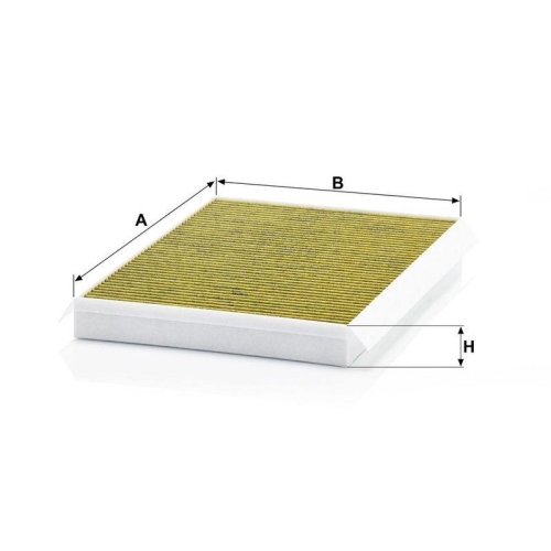 Filter, Innenraumluft MANN-FILTER FP 3569 FreciousPlus f&uuml;r CHRYSLER FIAT VAG