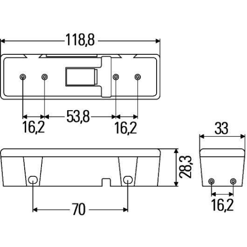 HELLA Blitz-Kennleuchte 2XD 009 048-101 für DAF ROSENBAUER