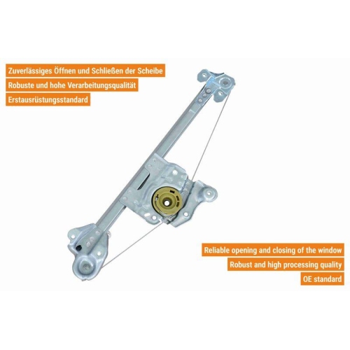 VAICO Fensterheber links und rechts elektrisch hinten V40-1052 + V40-1053 f&uuml;r OPEL