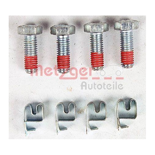 Bremsbelagsatz, Scheibenbremse METZGER 1170118 f&uuml;r MITSUBISHI VOLVO SMART