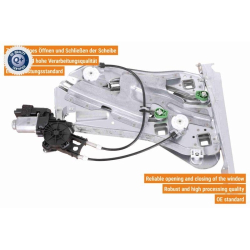 Fensterheber VAICO V46-1382 Q+, Erstausr&uuml;sterqualit&auml;t f&uuml;r RENAULT, hinten links