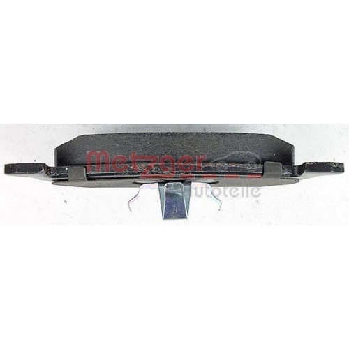 Bremsbelagsatz, Scheibenbremse METZGER 1170144 f&uuml;r VW VAG, Vorderachse