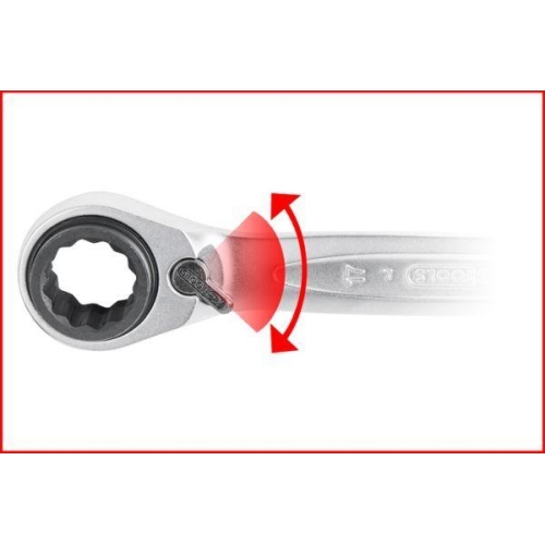 Ratschen-Doppelringschlüssel KS TOOLS 503.4565 für
