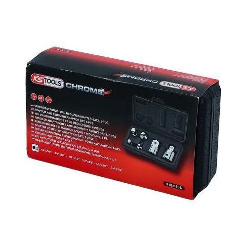 Vergr&ouml;&szlig;erungs-/Reduzieradapter-Satz, Knarre KS TOOLS 918.0106 f&uuml;r