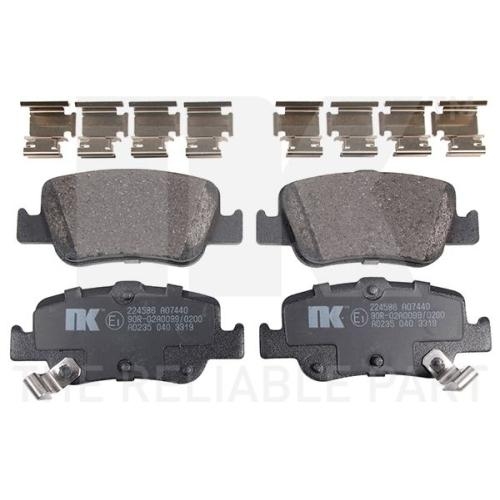 Bremsscheibe NK 2045120 f&uuml;r TOYOTA, Vorderachse