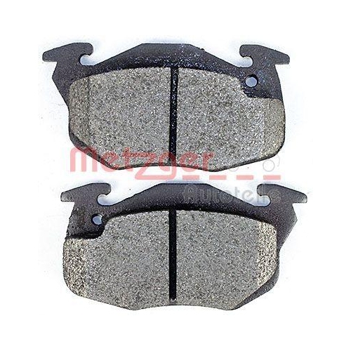 Bremsbelagsatz, Scheibenbremse METZGER 1170195 GREENPARTS f&uuml;r PEUGEOT RENAULT