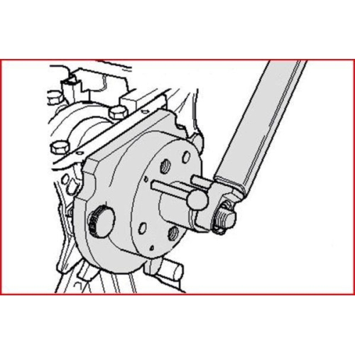 Montagewerkzeugsatz, Kupplung/Schwungrad KS TOOLS 150.3630 für