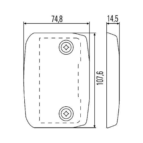 HELLA Blinkleuchte 2BA 008 260-001 für AUWÄRTER DAF SCANIA KÖGEL NOOTEBOOM DOLL