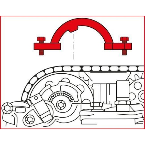 Einstellwerkzeugsatz, Steuerzeiten KS TOOLS 400.0700 für