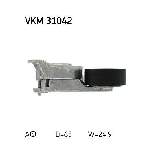 Riemenspanner, Keilrippenriemen SKF VKM 31042 f&uuml;r AUDI SEAT SKODA VW, links