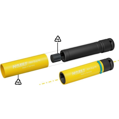 Kraft-Stecknuss HAZET 904SLG-19 für