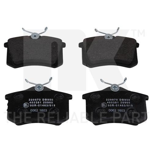 Bremsscheibe NK 209934 f&uuml;r AUDI FIAT SEAT SKODA VW, Vorderachse