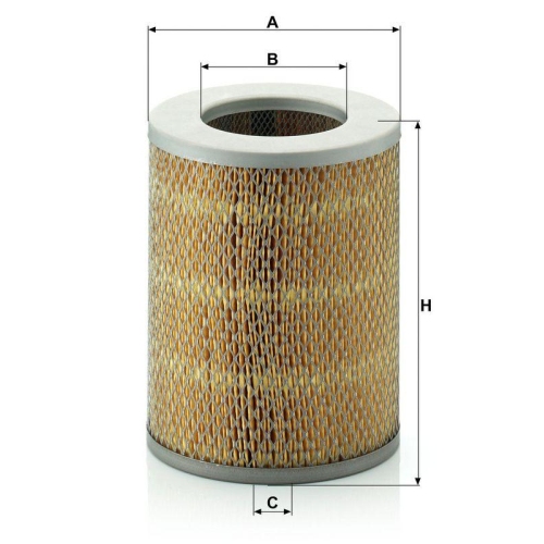 Luftfilter MANN-FILTER C 16 136 f&uuml;r ISUZU OPEL TOYOTA GENERAL MOTORS