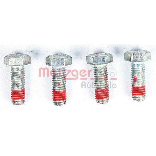 Bremsbelagsatz, Scheibenbremse METZGER 1170283 f&uuml;r PEUGEOT, Vorderachse