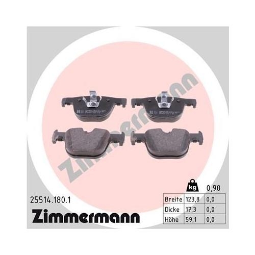 Bremsscheibe ZIMMERMANN 150.2901.52 SPORT Z für BMW, Vorderachse