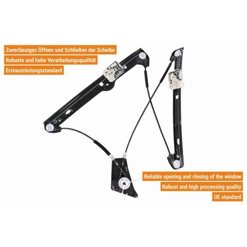 Fensterheber VAICO V10-7659 Green Mobility Parts für AUDI SEAT SKODA VW VAG