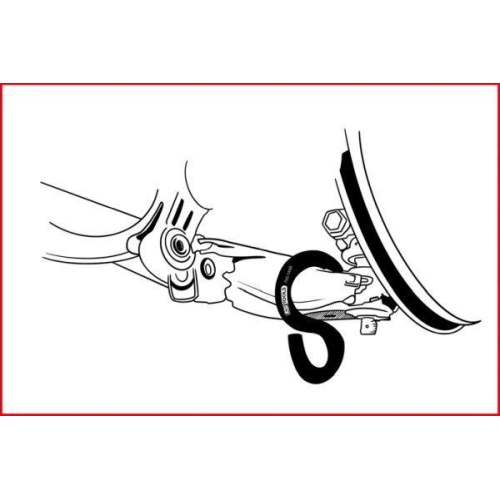 Universal-Achshebel KS TOOLS 700.1499 für