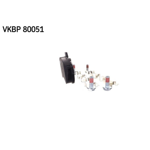 Bremsbelagsatz, Scheibenbremse SKF VKBP 80051 f&uuml;r MERCEDES-BENZ, Vorderachse