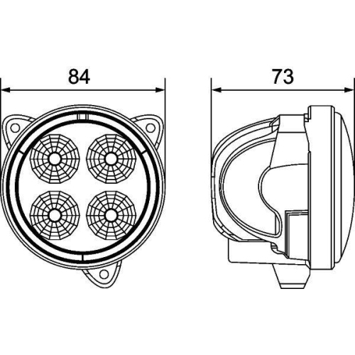 HELLA Arbeitsscheinwerfer 1G0 996 376-141 f&uuml;r