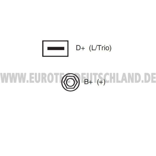Generator EUROTEC 12039500 f&uuml;r FIAT LANCIA VW